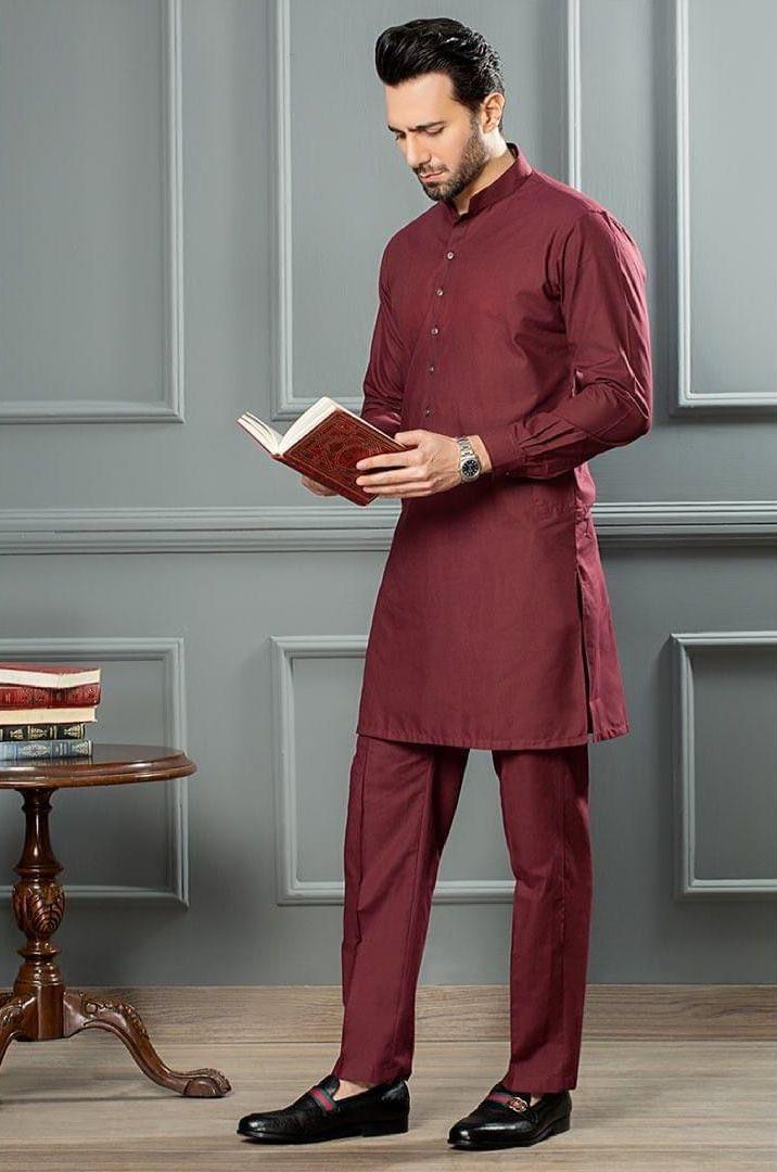 Man s Wash AndWear Plain Suit - 1pc Masterpiece