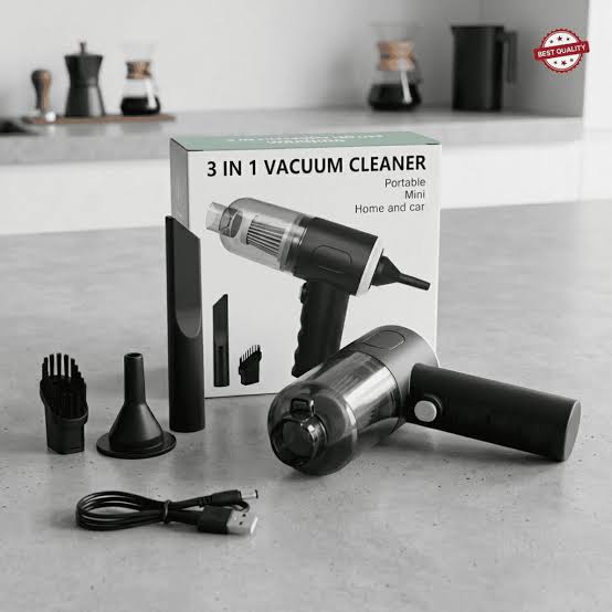 Powerful Rechargeable 3 in 1 Cordless Handheld Vacuum Cleaner